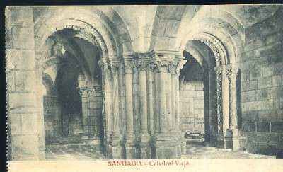 POSTAL ANTIGUA DE SANTIAGO DE COMPOSTELA. CATEDRAL VIEJA