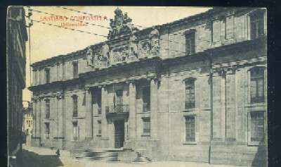 POSTAL ANTIGUA DE SANTIAGO DE COMPOSTELA. LA UNIVERSIDAD