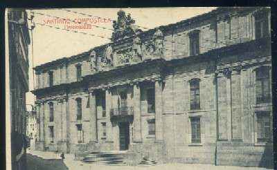 POSTAL ANTIGUA DE SANTIAGO DE COMPOSTELA. LA UNIVERSIDAD