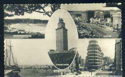 POSTAL DE LA CORUÑA - VISTAS