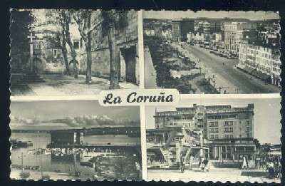 POSTAL DE LA CORUÑA Nº 502 - 4 VISTAS