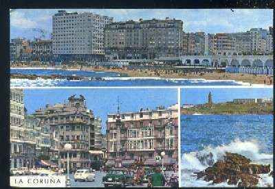 POSTAL DE LA CORUÑA Nº 22 - 3 VISTAS