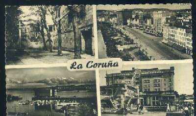 POSTAL DE LA CORUÑA Nº 502 - 4 VISTAS