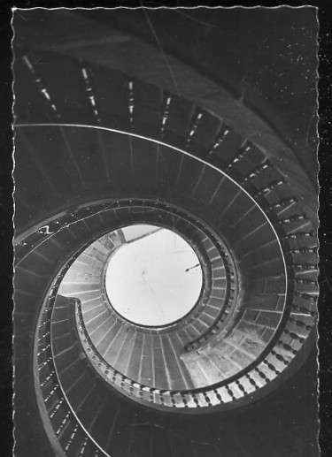 POSTAL DE SANTIAGO DE COMPOSTELA - CONVENTO DE SANTO DOMINGO TRIPLE ESCALERA DE CARACOL