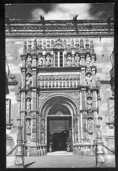 POSTAL DE SANTIAGO DE COMPOSTELA Nº 112 HOSPITAL REAL FACHADA SIGLO XVI