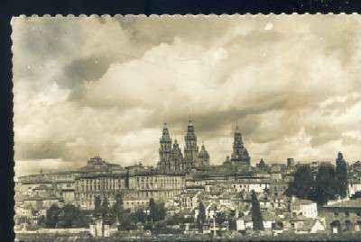 POSTAL DE SANTIAGO DE COMPOSTELA Nº 21 VISTA PARCIAL