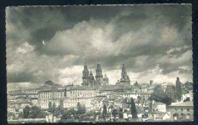POSTAL DE SANTIAGO DE COMPOSTELA Nº 4 VISTA PARCIAL