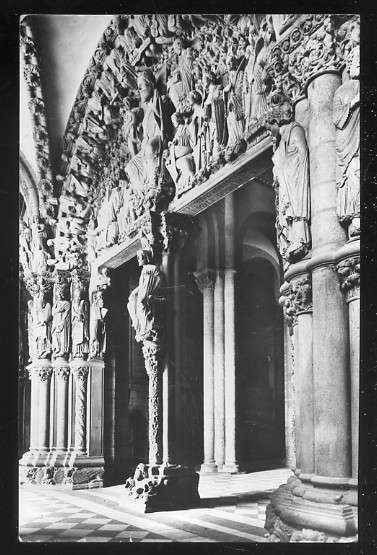 POSTAL DE SANTIAGO DE COMPOSTELA Nº 1 PORTICO DE LA GLORIA