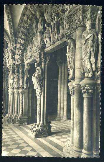 POSTAL DE SANTIAGO DE COMPOSTELA Nº 59 CATEDRAL PORTICO DE LA GLORIA SIGLO XII