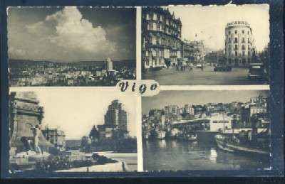 POSTAL DE VIGO Nº 504 - 4 VISTAS DE LA CIUDAD