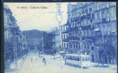 POSTAL ANTIGUA DE VIGO Nº 55 CALLE COLON