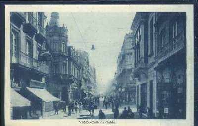 POSTAL ANTIGUA DE VIGO - CALLE DE GALAN