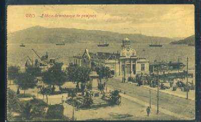 POSTAL ANTIGUA DE VIGO - EDIFICIO DESEMBARQUE DE PASAJEROS