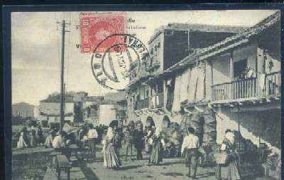 POSTAL ANTIGUA DE VIGO - RIVERA DEL BERBES ANIMADA