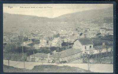 POSTAL ANTIGUA DE VIGO - VISTA GENERAL DESDE EL MONTE DEL CASTRO