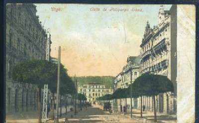 POSTAL ANTIGUA DE VIGO - CALLE DE POLICARPO SANZ