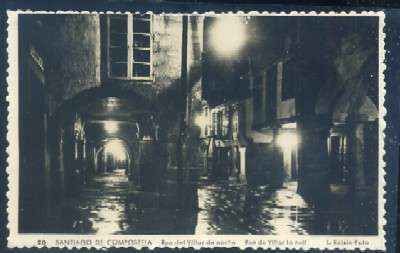 POSTAL DE SANTIAGO DE COMPOSTELA Nº 20 RUA DEL VILLAR DE NOCHE