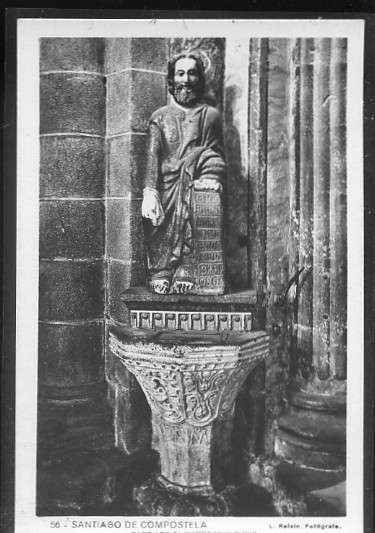 POSTAL DE SANTIAGO DE COMPOSTELA Nº 56 SANTIAGO EL MAYOR ( SIGLO XIV )