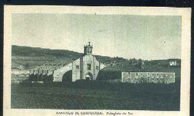 POSTAL DE SANTIAGO DE COMPOSTELA - COLEGIATA DEL SAR