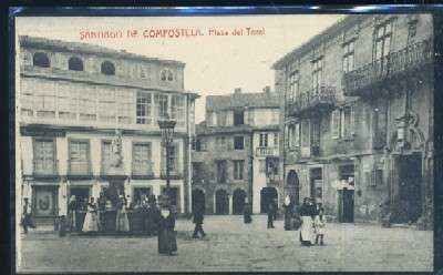 POSTAL ANTIGUA DE LA CORUÑA - SANTIAGO DE COMPOSTELA Nº 423 PLAZA DELTORAL