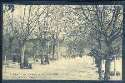 POSTAL ANTIGUA DE LA CORUÑA - SANTIAGO DE COMPOSTELA LA ALAMEDA Nº 1765