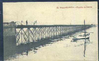 POSTAL ANTIGUA DE PONTEVEDRA - MUELLE DE HIERRO Nº 12