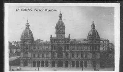POSTAL DE LA CORUÑA - PALACIO MUNICIPAL