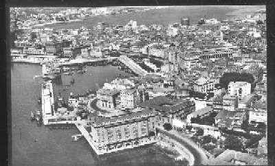 POSTAL DE LA CORUÑA - VISTA DE LA DARSENA