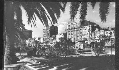 POSTAL DE LA CORUÑA - LOS CANTONES Y EL OBELISCO Nº 26