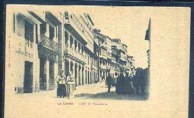 POSTAL ANTIGUA DE LA CORUÑA - CALLE DE PANADERAS Nº 8