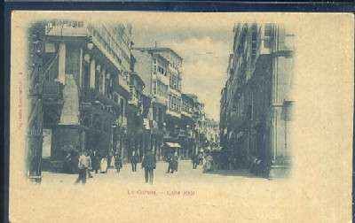 POSTAL ANTIGUA DE LA CORUÑA - CALLE REAL Nº 16