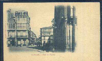POSTAL ANTIGUA DE LA CORUÑA - CALLE DE CASTELAR Nº 9