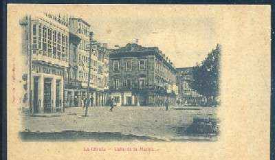 POSTAL ANTIGUA DE LA CORUÑA - CALLE DE LA MARINA Nº 13