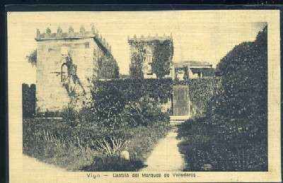 POSTAL ANTIGUA DE VIGO - CASTILLO DEL MARQUES DE VALLADARES