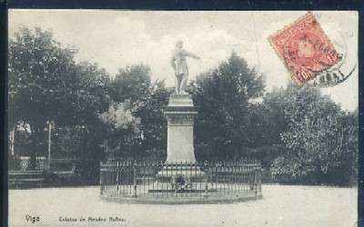 POSTAL ANTIGUA DE VIGO - ESTATUA DE MENDEZ NUÑEZ
