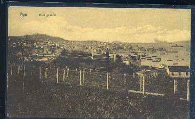 POSTAL ANTIGUA DE VIGO - VISTA GENERAL