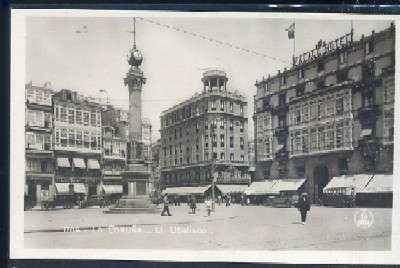 POSTAL ANTIGUA DE LA CORUÑA - EL OBELISCO Nº 1704