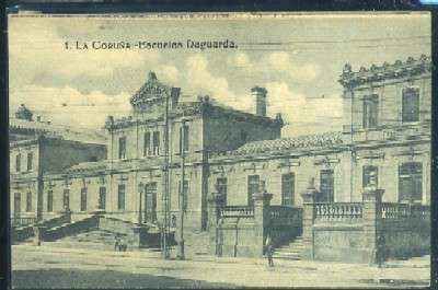 POSTAL ANTIGUA DE LA CORUÑA - ESCUELAS DAGUARDA Nº 1