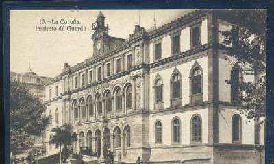 POSTAL ANTIGUA DE LA CORUÑA - INSTITUTO DA GUARDA Nº 10