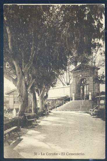 POSTAL ANTIGUA DE LA CORUÑA - EL CEMENTERIO Nº 31