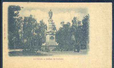 POSTAL ANTIGUA DE LA CORUÑA - ESTATUA DE CARBALLO Nº 15