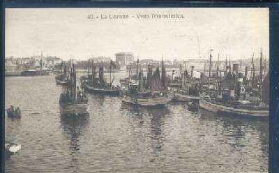 POSTAL ANTIGUA DE LA CORUÑA Nº 40 VISTA PANORAMICA