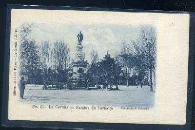 POSTAL ANTIGUA DE LA CORUÑA - CORUÑA ESTATUA DE CABALLO Nº 24