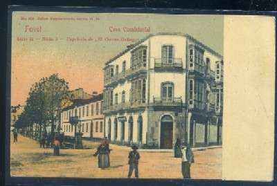 POSTAL ANTIGUA DE CORUÑA - FERROL. CASA CONSISTORIAL