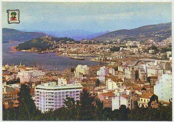 POSTAL DE VIGO. VISTA PARCIAL
