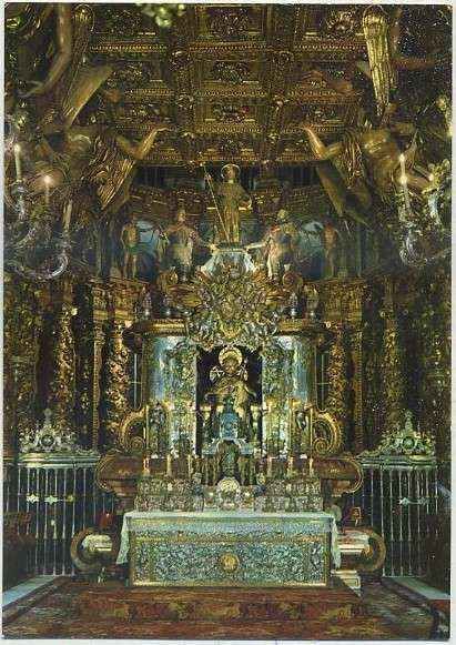 POSTAL DE SANTIAGO DE COMPOSTELA. CATEDRAL. ALTAR MAYOR