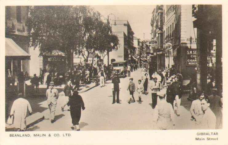 POSTAL ANTIGUA DE GIBRALTAR. MAIN STREET