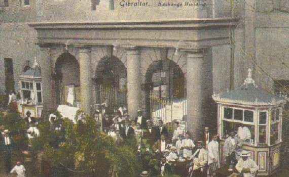 POSTAL ANTIGUA DE GIBRALTAR. EXCHANGE BUIDING
