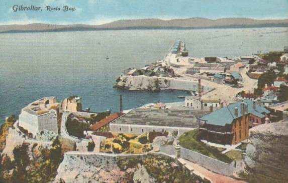 POSTAL ANTIGUA DE GIBRALTAR. ROSIA BAY.