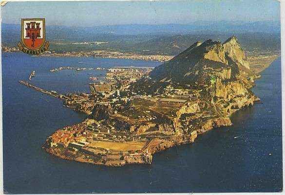 POSTAL DE GIBRALTAR - EL PEÑON Nº 01
